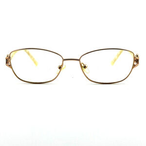 Tura Mod.‎ 523 Gold SLG Metal Fancy Eyeglasses Frames 52-16-135 H13228